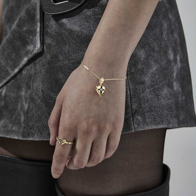 Stolen Girlfriends Club Celestial Heart Bracelet image number 1